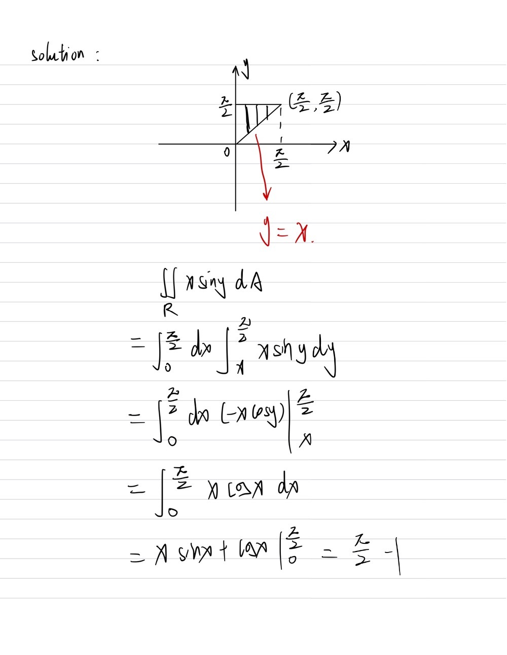 2 Consider The Double Integral T Xxsin Yd Gauthmath