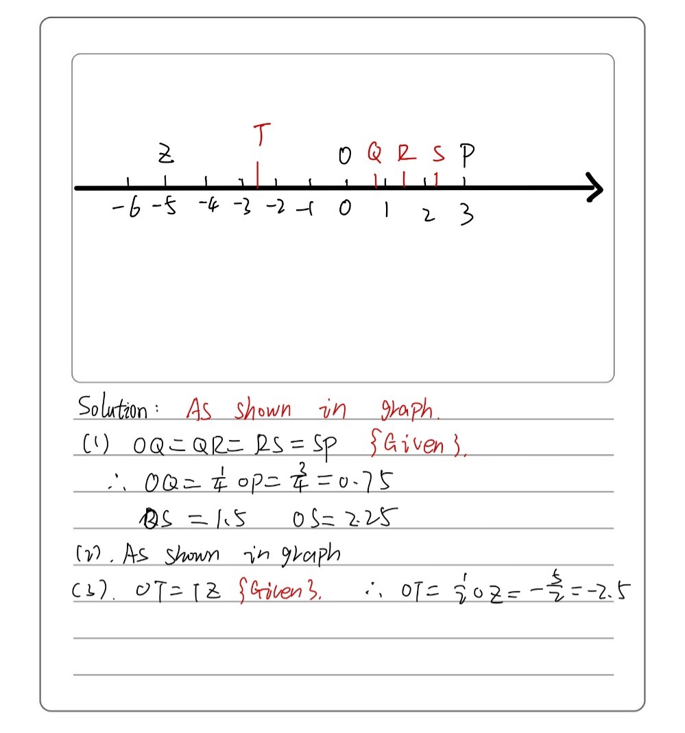 10 Let O P And Z Represent The Numbers 0 3 And Gauthmath