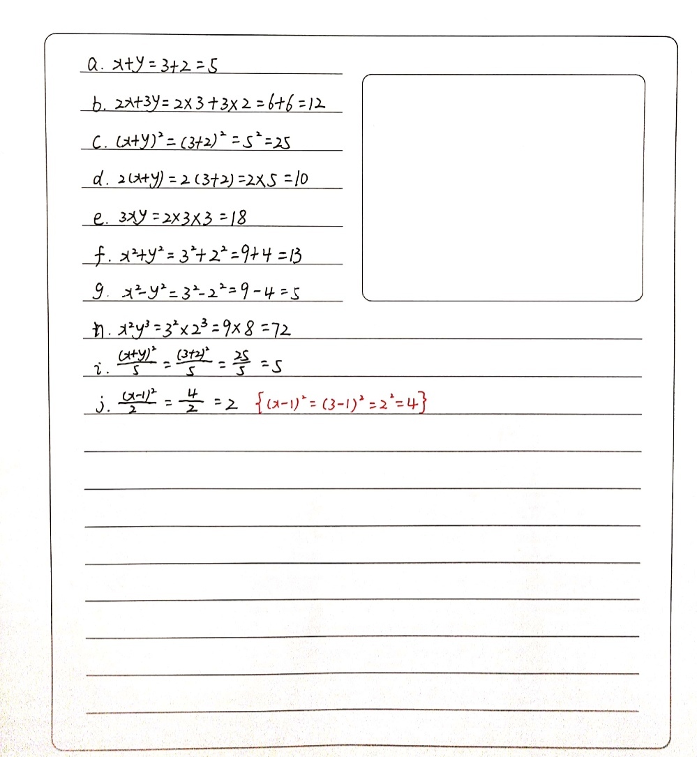 Nd T Section B 1 If X 3 And Y 2 Evaluate T Gauthmath Nd T Section B 1 If X 3 And Y 2 Evaluate T Gauthmath