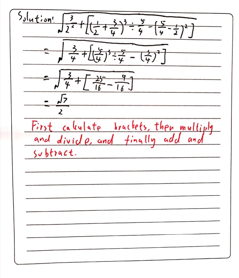 Square Root Of Frac 322 1 2 3 4 3 5 4 5 4 Gauthmath