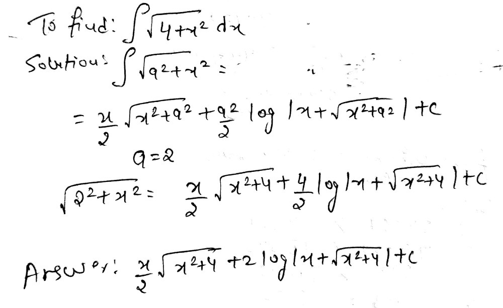 41 Tan 2 8 4sec 2 8 2 2 Example 5 3 9 Inte Gauthmath