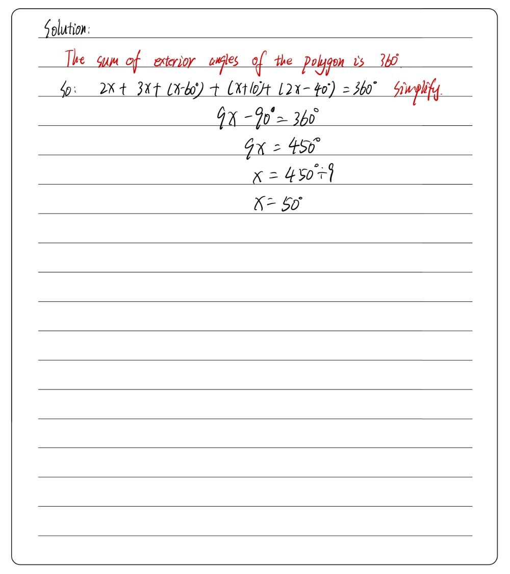 Question 1 A Find The Value Of X In Of The Foll Gauthmath