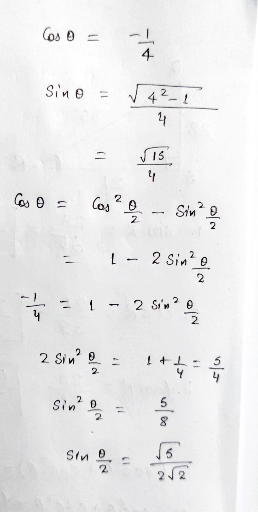 Cos 8 1 4 And Frac P 2 8 P Find Gauthmath