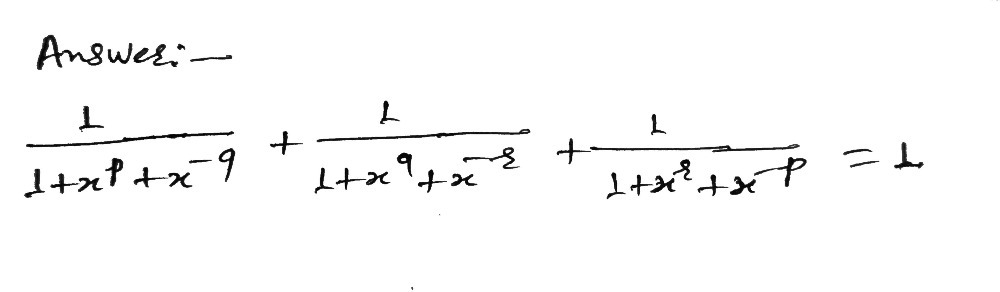 23 If P Q R 0 Then Prove That Frac 11 Xp X Q Fra Gauthmath