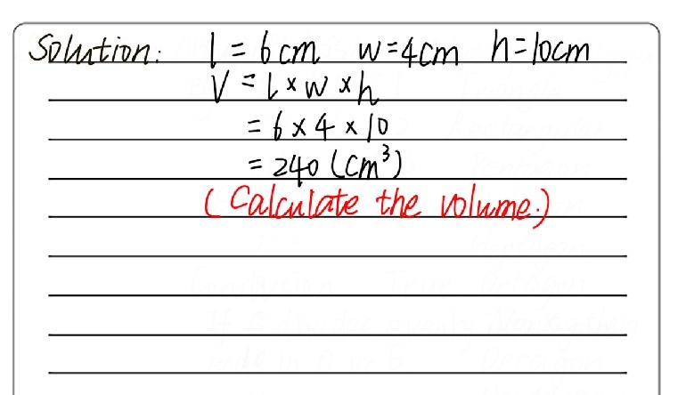11 The Length Of A Rectangular Prism Is 6 Cm And Gauthmath 11 The Length Of A Rectangular Prism Is 6 Cm And Gauthmath
