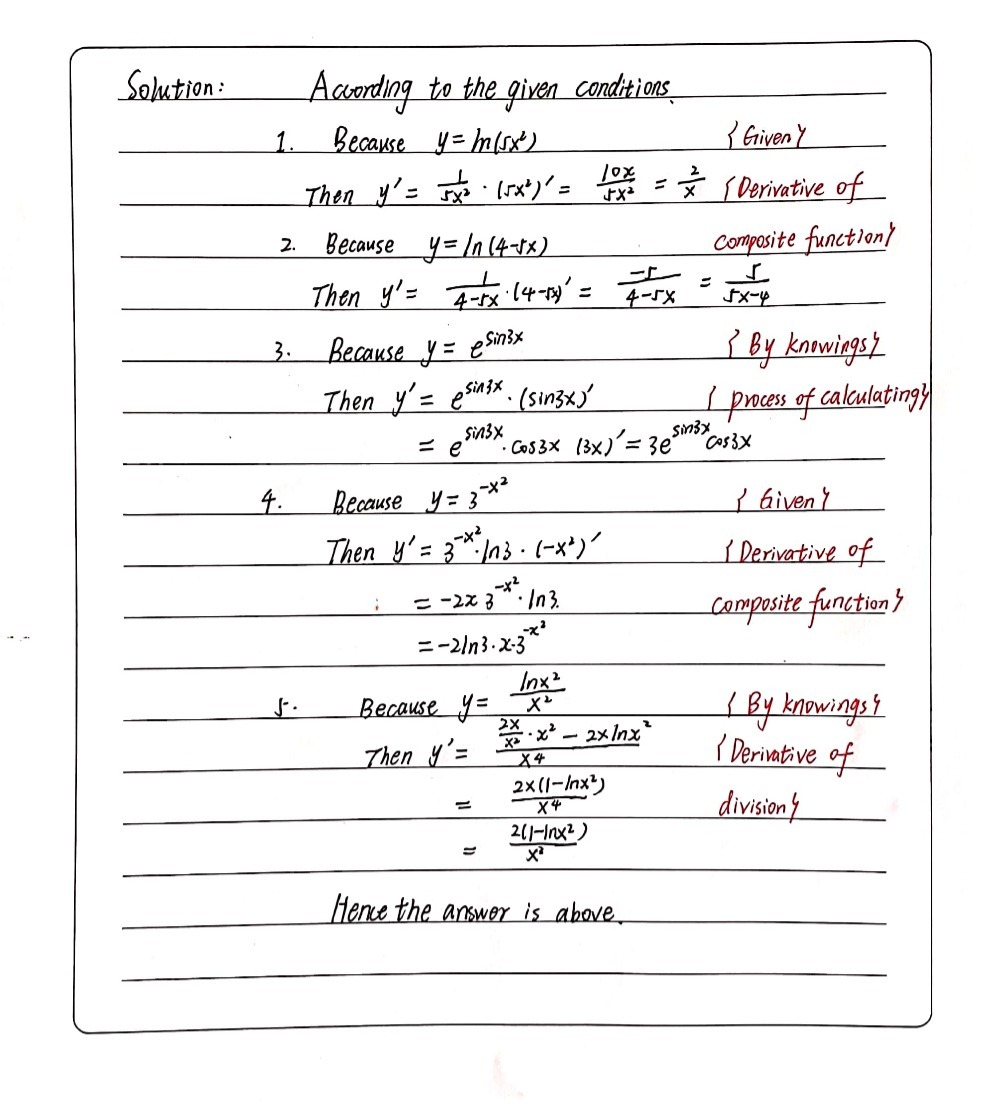 What S More Solve For The Derivatives Of The Fol Gauthmath What S More Solve For The Derivatives Of The Fol Gauthmath
