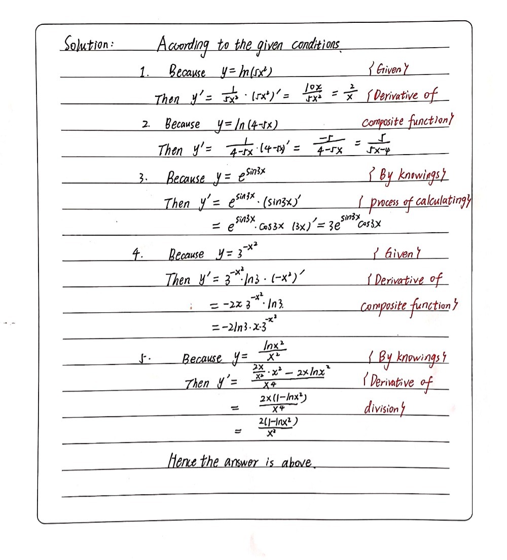 What S More Solve For The Derivatives Of The Fol Gauthmath