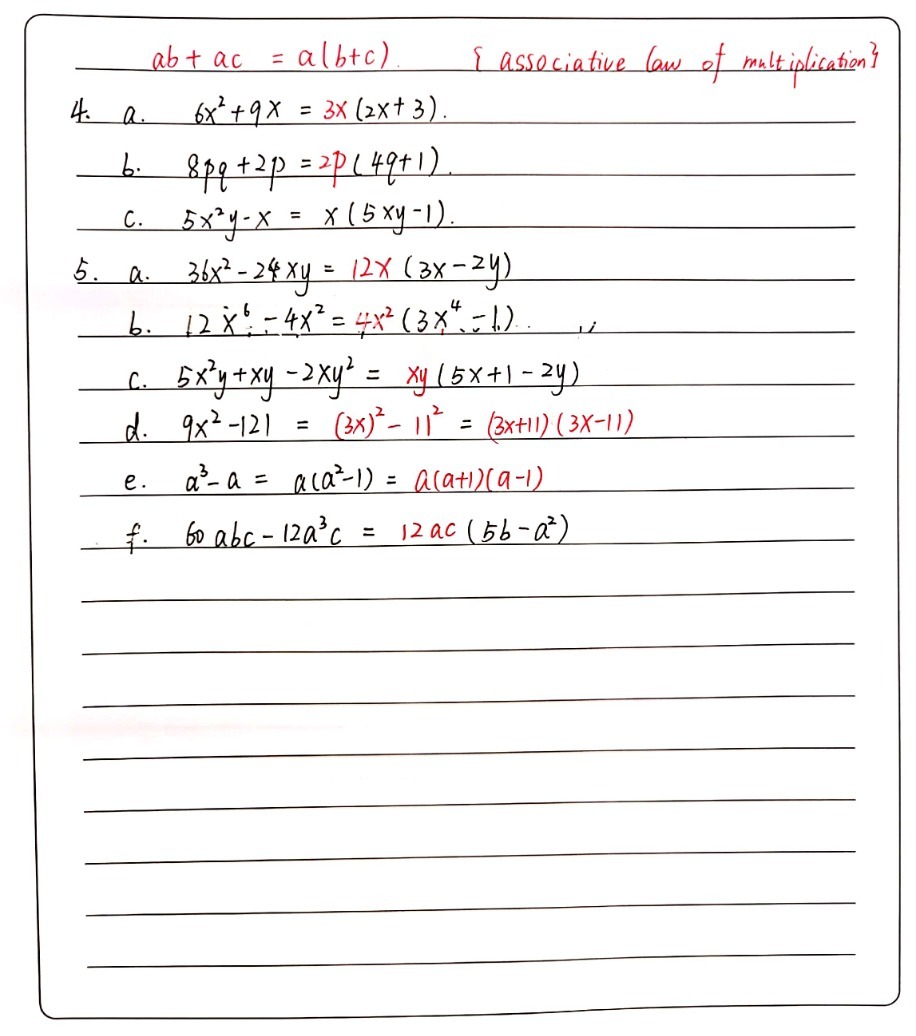 7 2 Factorisation Factorise Completely C 5x2y X 4 Gauthmath