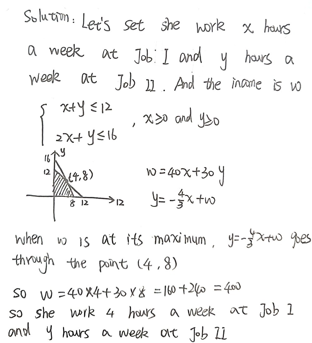 6 Niki Holds Two Part Time Jobs Job I And Job I Gauthmath