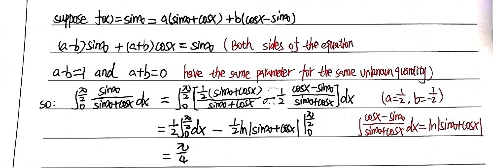 C Mth 302 Tlimits 02frac Sin Xsin X Cos Xdx Gauthmath