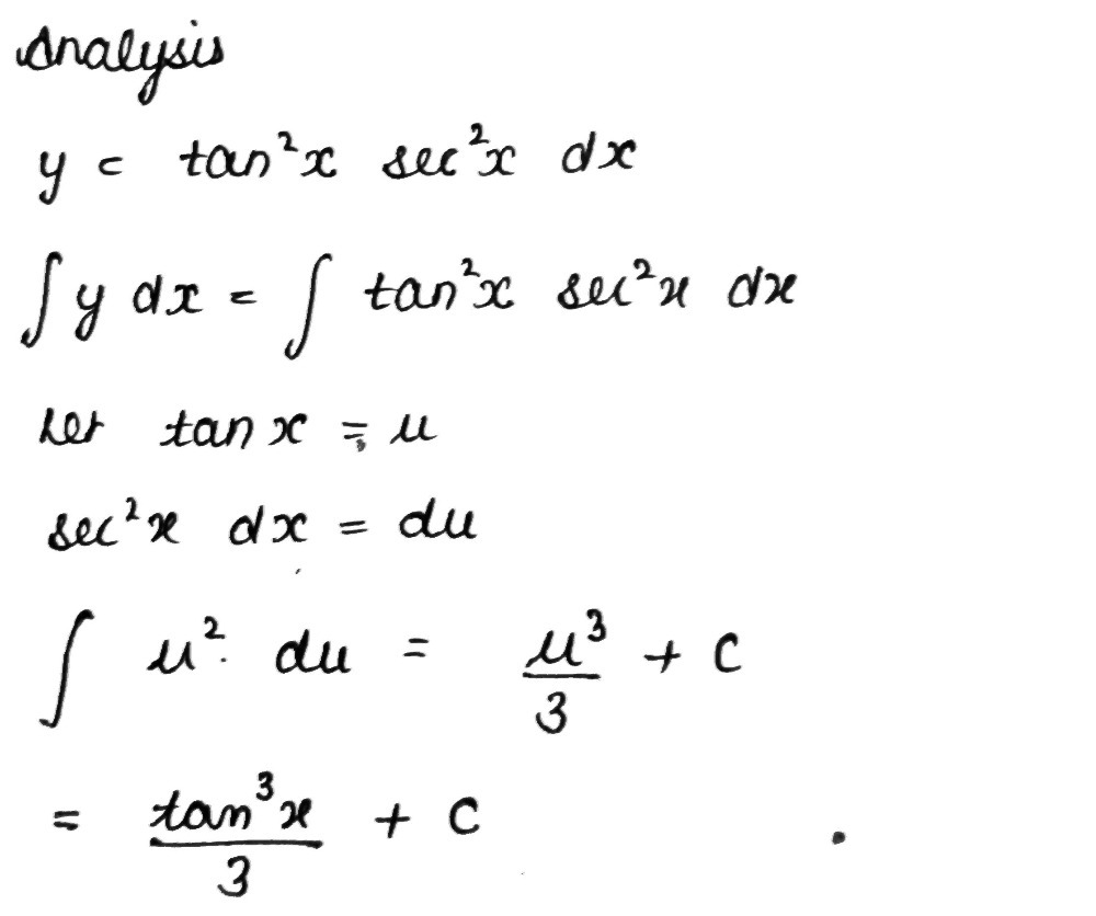 If Y Tan 2x Sec 2x Dx Determine T Ydx Choo Gauthmath