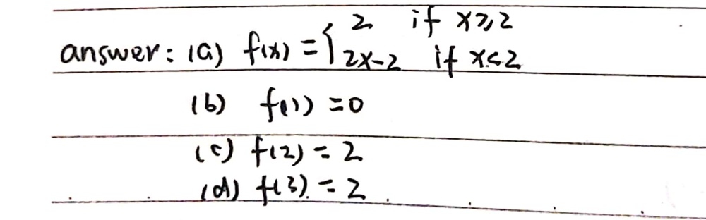 Let Fx X X 2 A Express F As A Piece Wise Functio Gauthmath