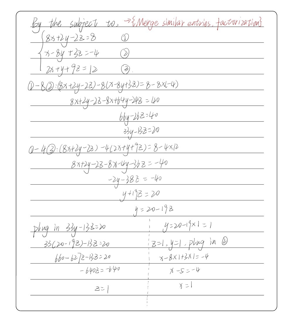 3mk B Solve The Following Equation By Gauss Seida Gauthmath