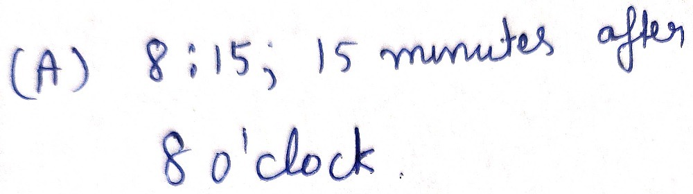 Write The Time Shown On The Clock In Two Ways Cho Gauthmath