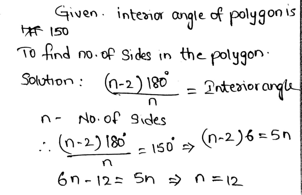 18 How Many Sides Does A Regular Polygon Have If Gauthmath