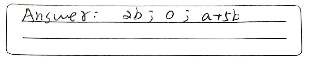 B Add Up The Expressions 1 A B B C C A 2 Ab Gauthmath