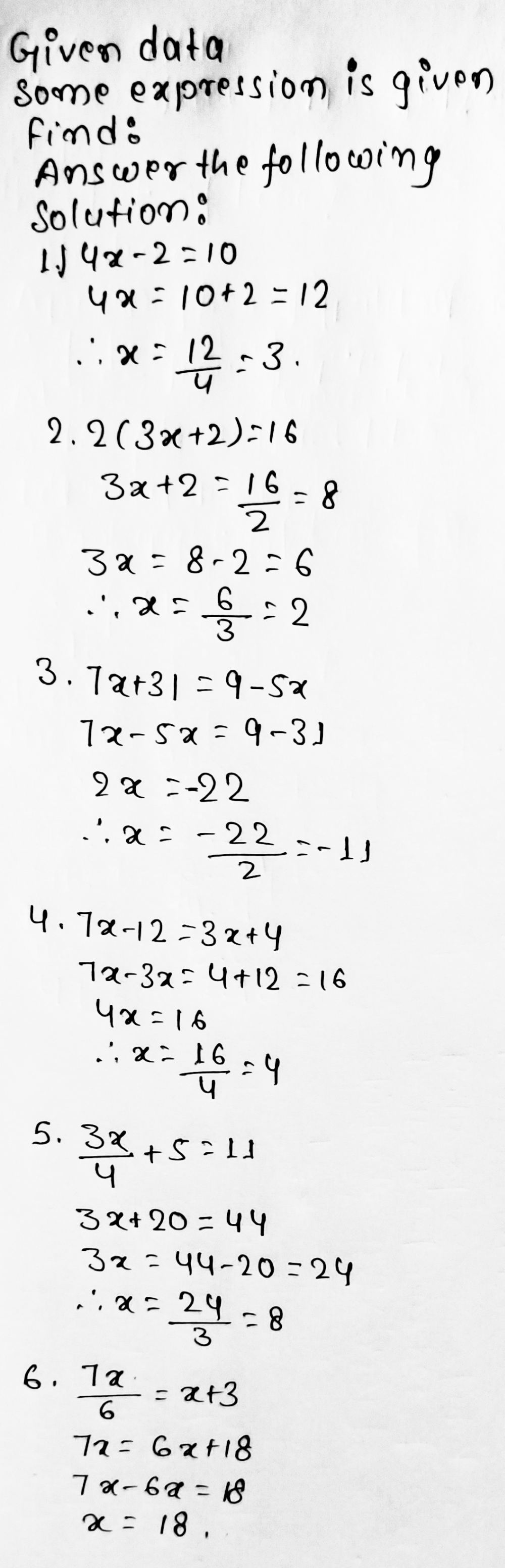 1 4x 2 10 2 23x 2 16 3 7x 31 9 5 4 7x 12 3x 4 5 3 Gauthmath