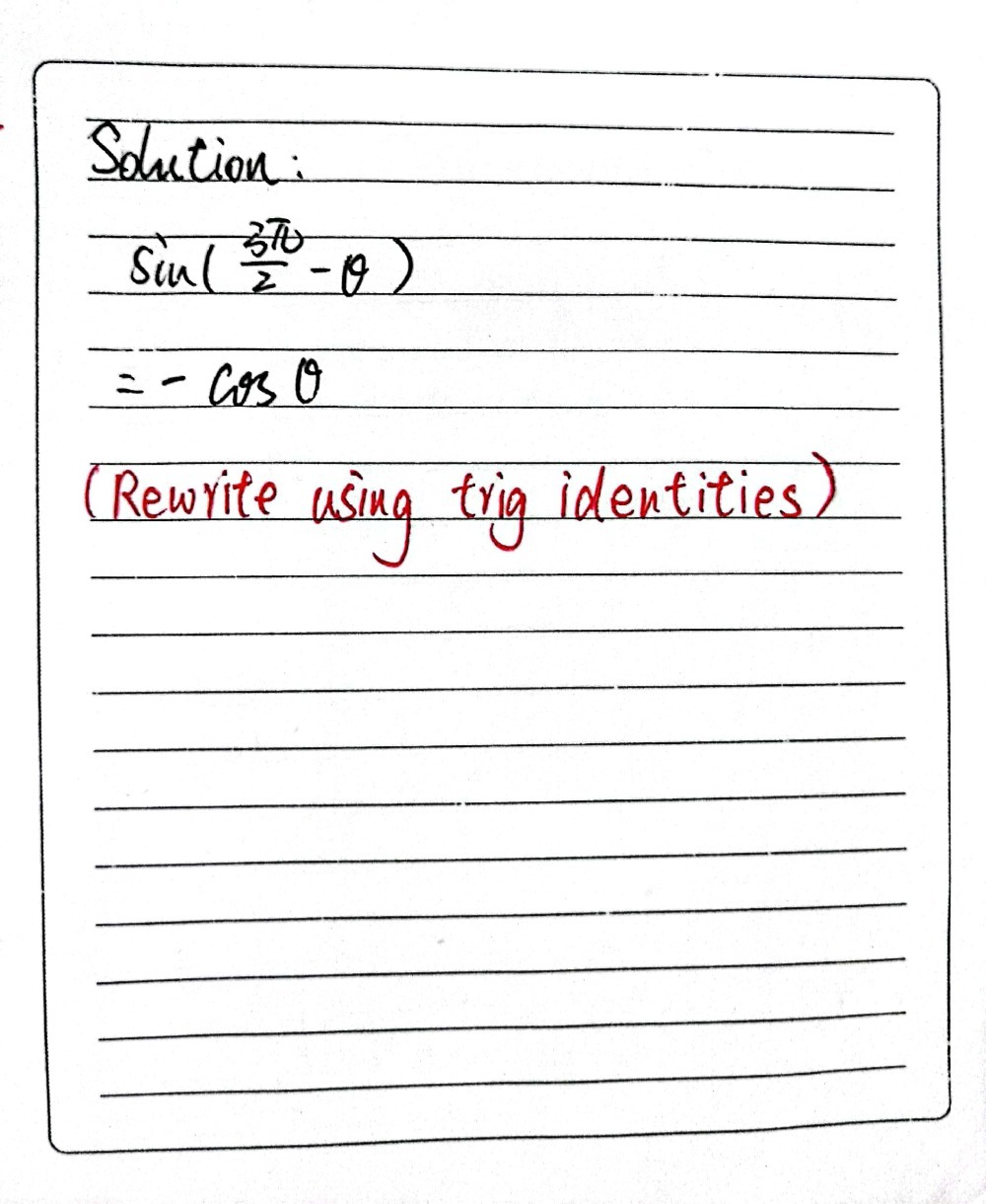 In Cofunction Identity Sin 3 P 2 8 Is Equ Gauthmath