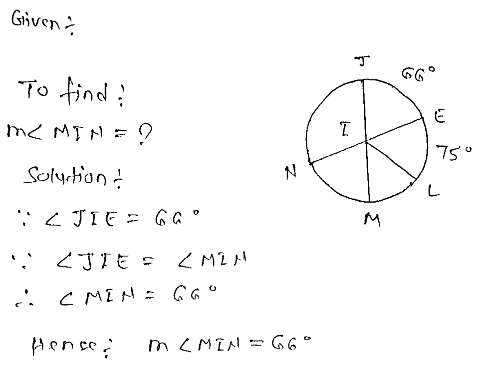 Find The Measure Of The Central Angle 14 Mangle Gauthmath