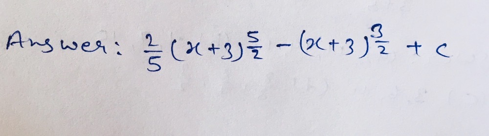 7 T X Square Root Of X 3 Dx A 2 3 Xx 3 3 Gauthmath