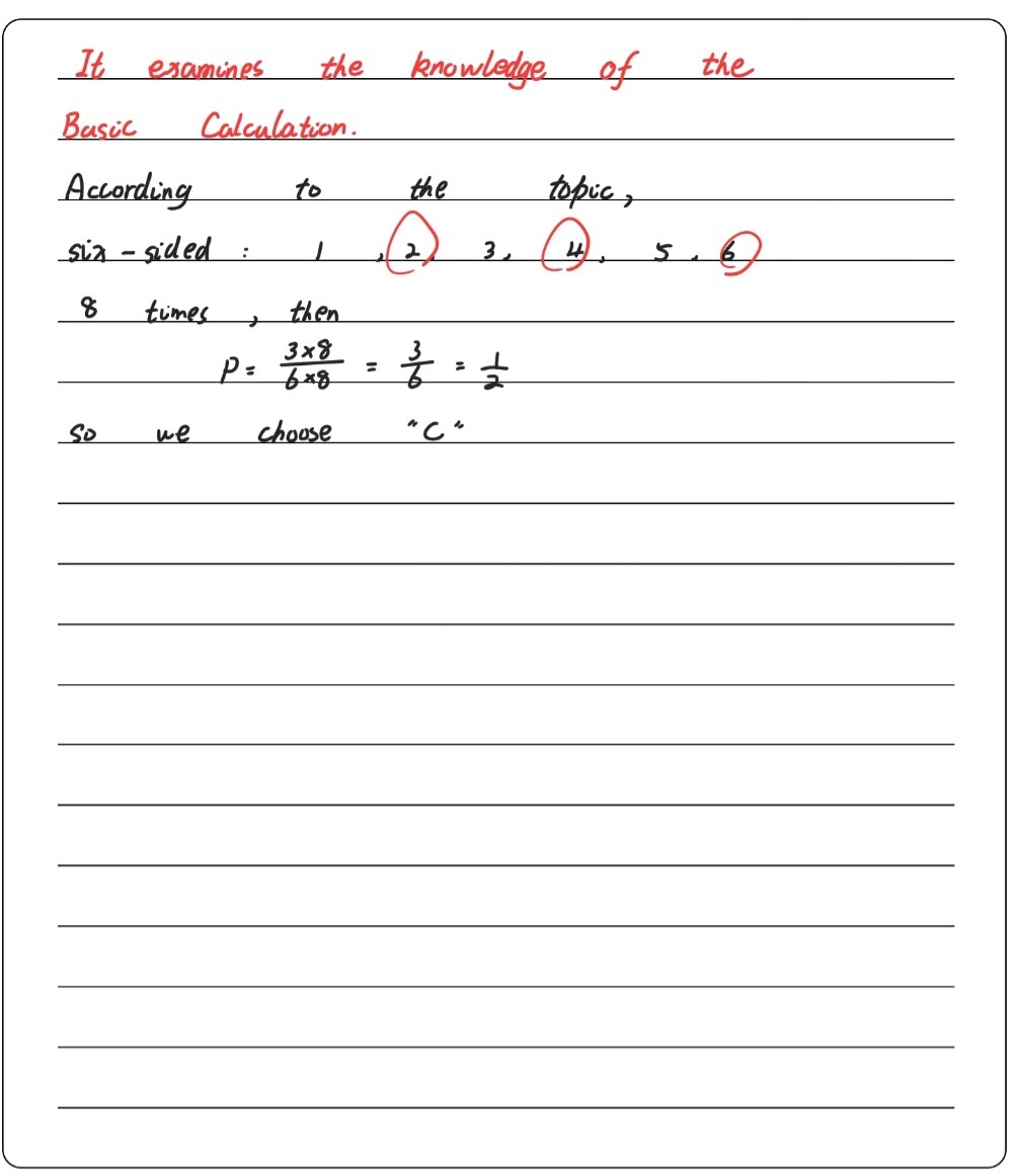 A Six Sided Die Is Rolled Ten Times What Is The P Gauthmath