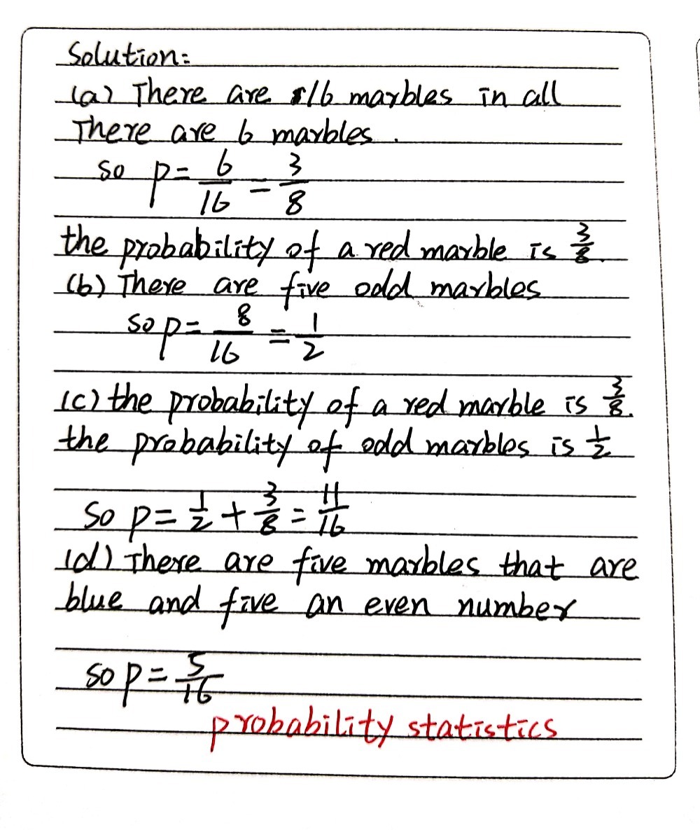 a-jar-contains-6-red-marbles-numbered-1-to-6-and-1-gauthmath