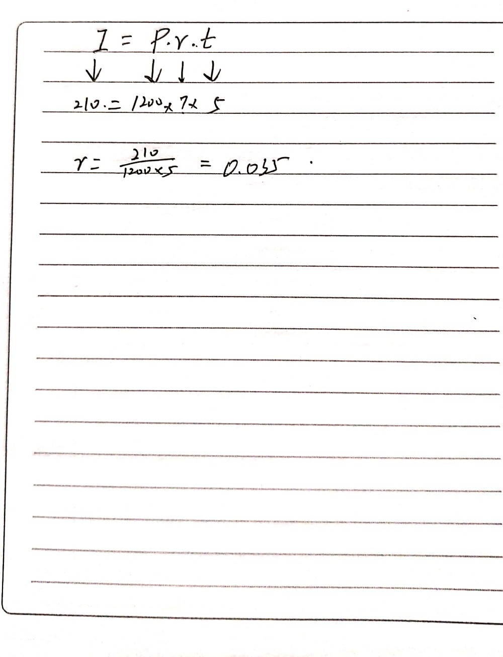 Use The Simple Interest Equation I Prt To Solve T Gauthmath