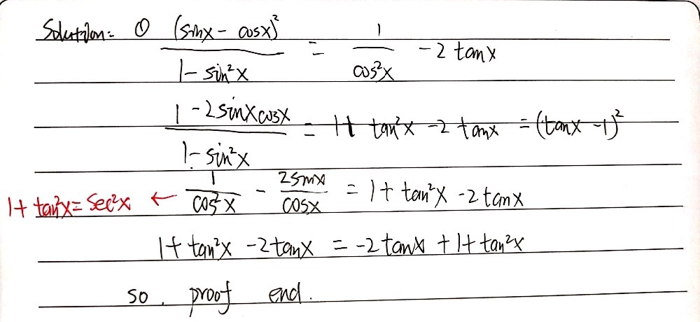 2 3 Prove That 2 3 1 Frac Sin X Cos X21 Sin 2x Fr Gauthmath