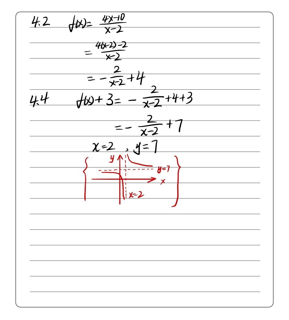 Question 4 Given Fx 4x 10 X 2 4 1 Determine T Gauthmath