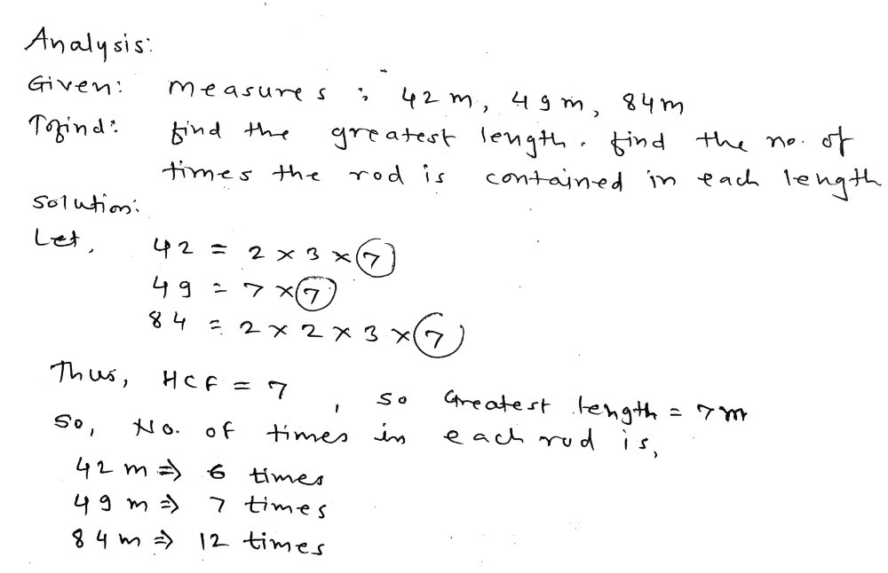 find the greatest length of a rod which can measur - Gauthmath