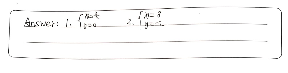 Find The Value Of X And Y By Elimination Method Or Gauthmath
