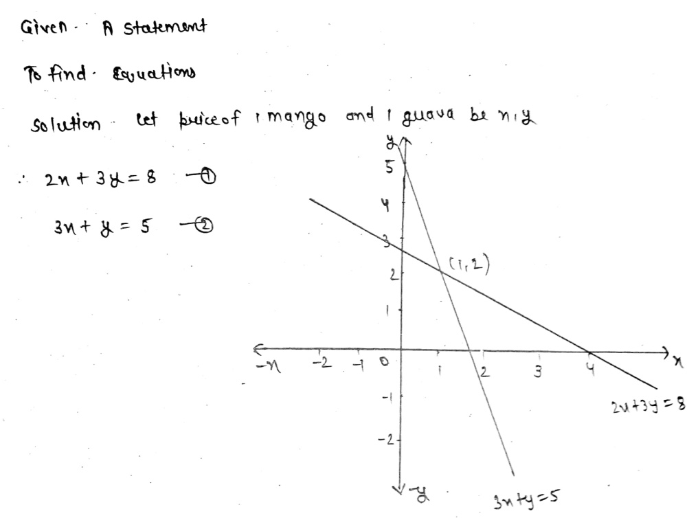 The Price For 2 Mangoes And 3 Guavas Is Rm8 The P Gauthmath