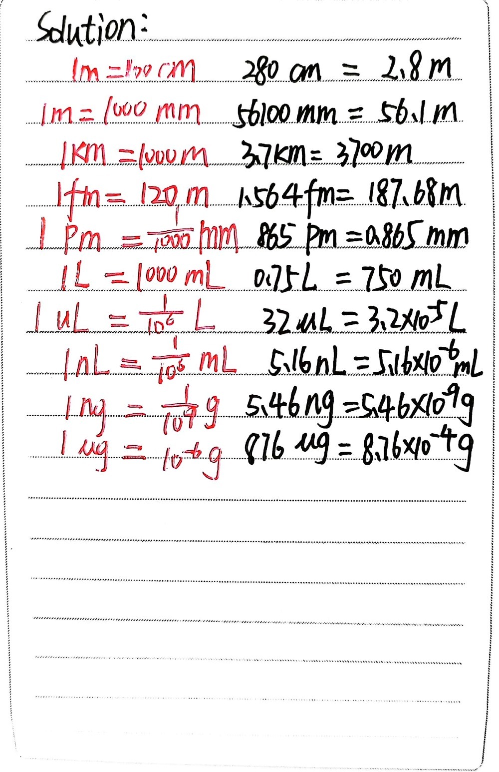 1 Convert The Following Measurements As Required Gauthmath