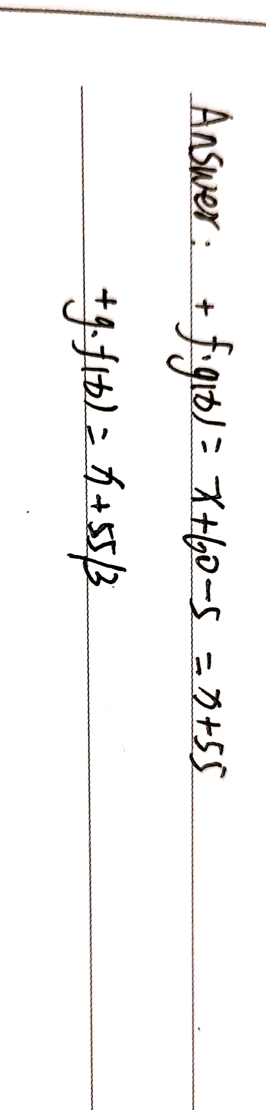 Q 1 Fx 3 X 5 Quad Gx 1 3 X Find F Gx Gauthmath