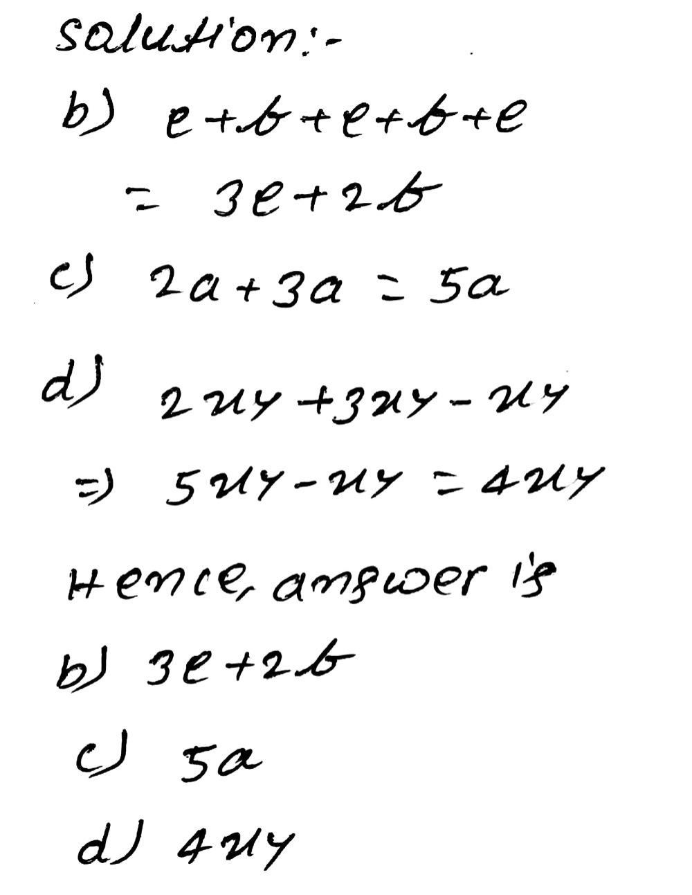B E F E F E C 2a 3a D 2xy 3xy Xy Gauthmath B E F E F E C 2a 3a D 2xy 3xy Xy Gauthmath