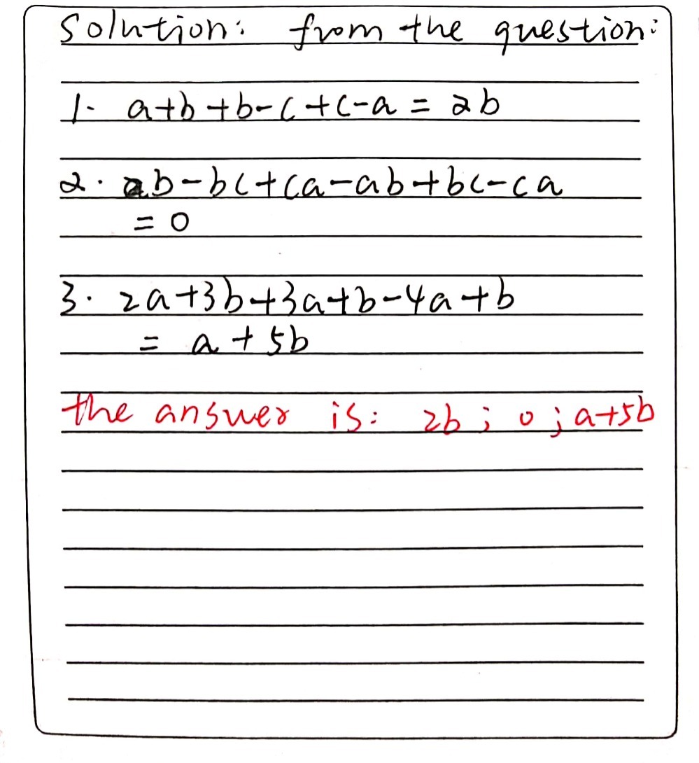 B Add Up The Expressions 1 A B B C C A 2 Ab Gauthmath B Add Up The Expressions 1 A B B C C A 2 Ab Gauthmath