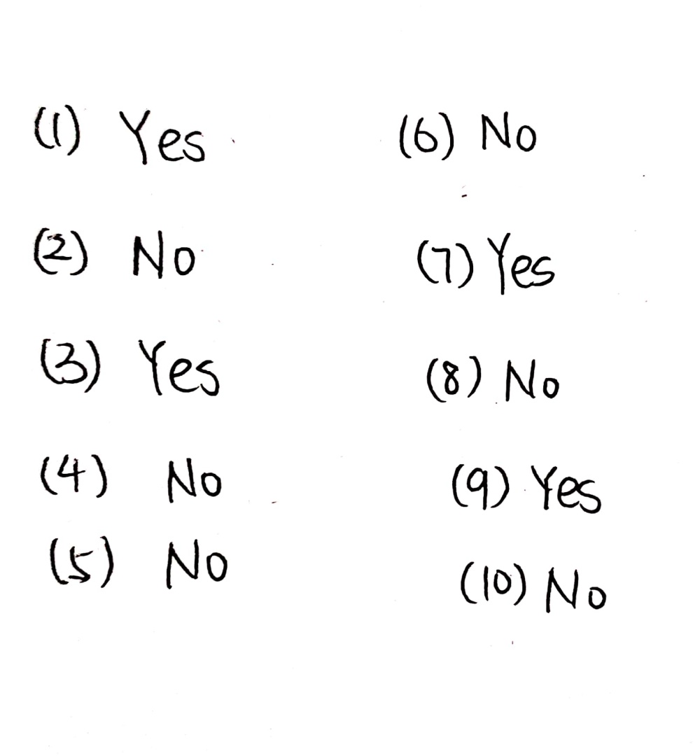 I Mn Directions Decide Whether Each Set Of Gauthmath