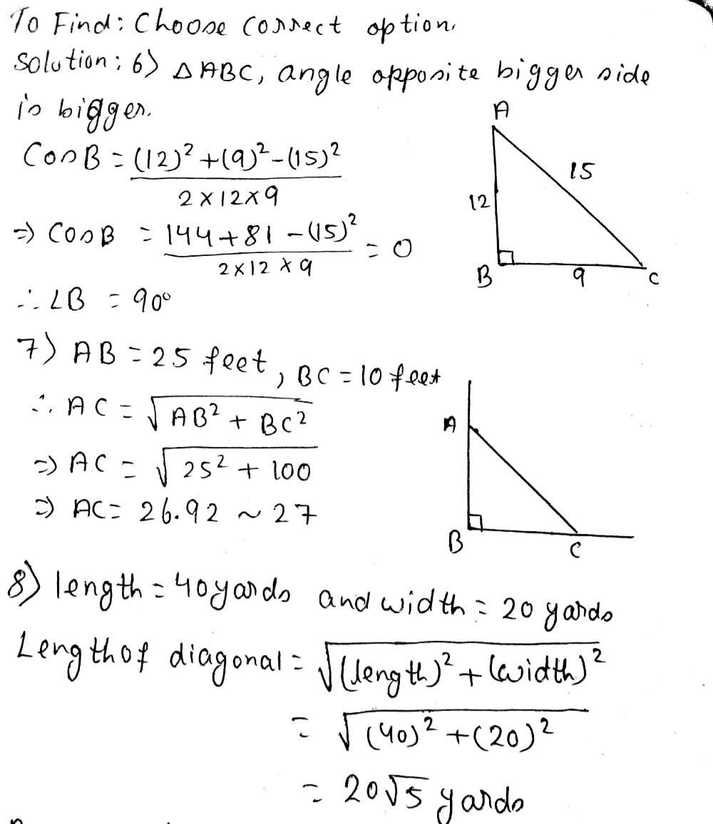 6 What Triangle Is Formed When The Length Of Its Gauthmath