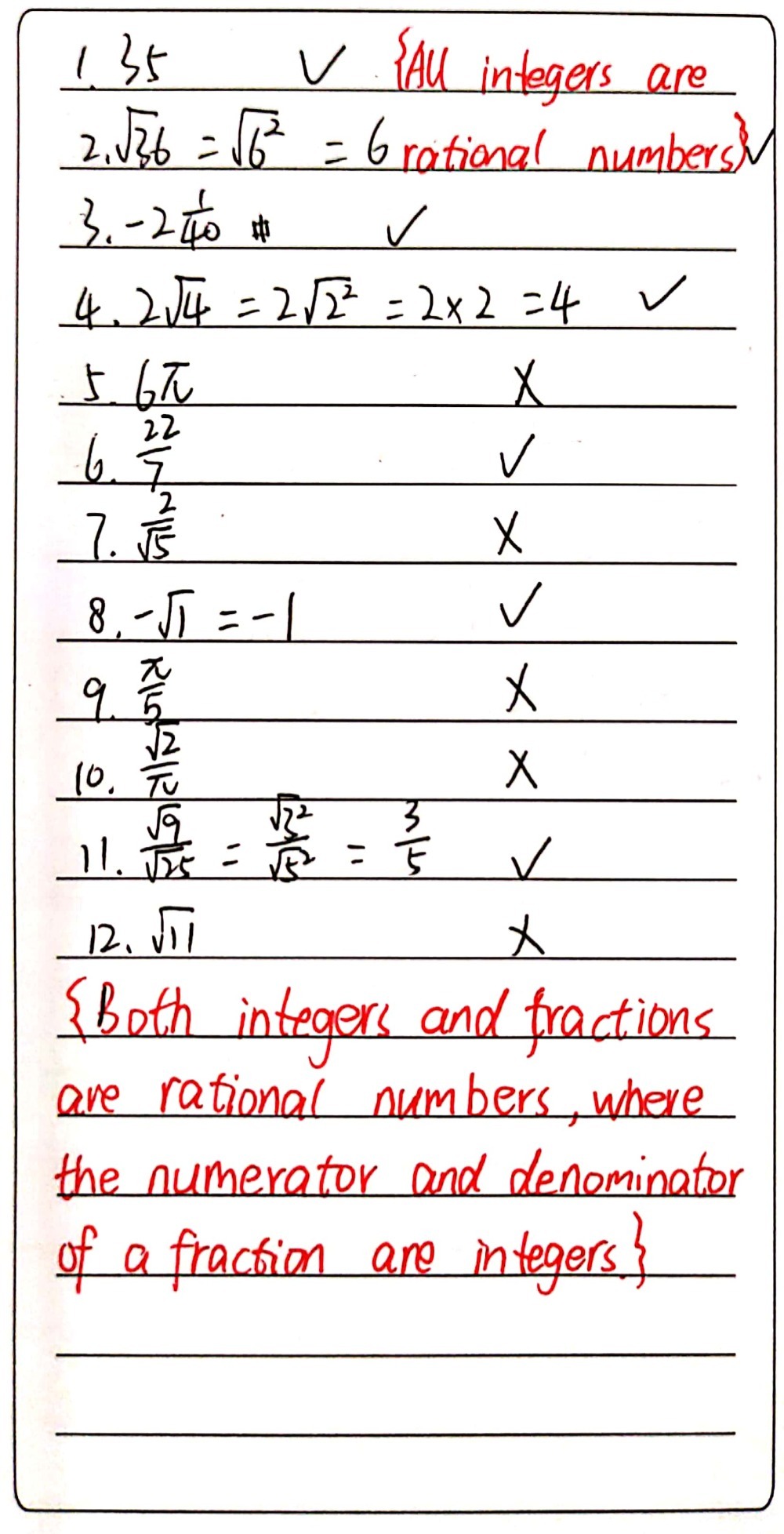 A Separate Rational And Irrational Numbers From T Gauthmath A Separate Rational And Irrational Numbers From T Gauthmath