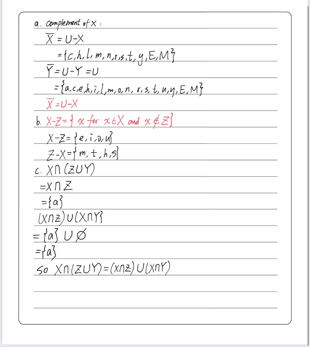 If U A C E H I 1 M O N R S T U Y E M And X A E Gauthmath