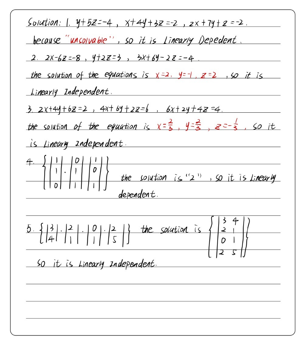 Ii Solve The Following Using Reduced Row Echel Gauthmath