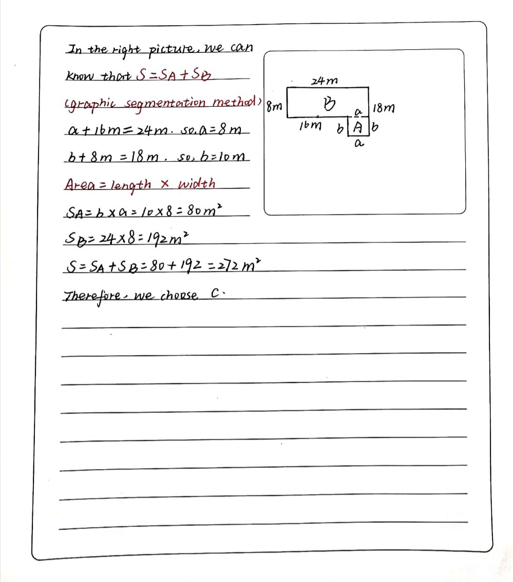 C Break Up The Figure Into Smaller Parts D Add Gauthmath