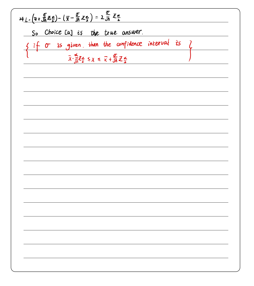 24 Which Of The Following Formulas Is Used To Find Gauthmath