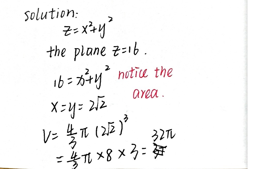 Use Cylindrical Coordinates To Find The Volume Of Gauthmath