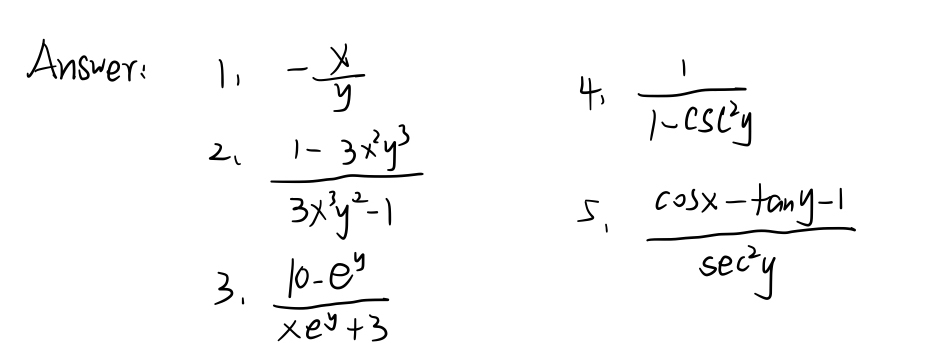 Directions Use Implicit Differentiation To Find Gauthmath