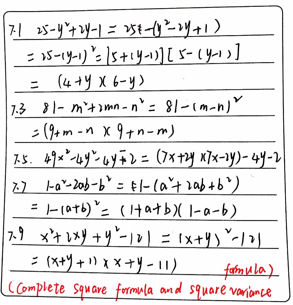 Question 7 7 1 25 Y2 2y 1 7 3 81 M2 2mm N2 7 5 49x Gauthmath Question 7 7 1 25 Y2 2y 1 7 3 81 M2 2mm N2 7 5 49x Gauthmath