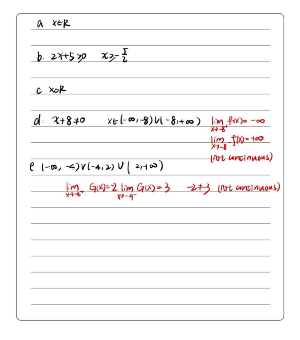 Exercise 2 On What Interval Is Each Function Conti Gauthmath