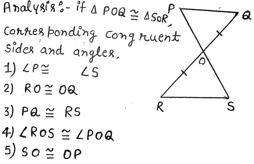 Solved: Learning Task B If POQ≌ SOR , determine the corresponding ...