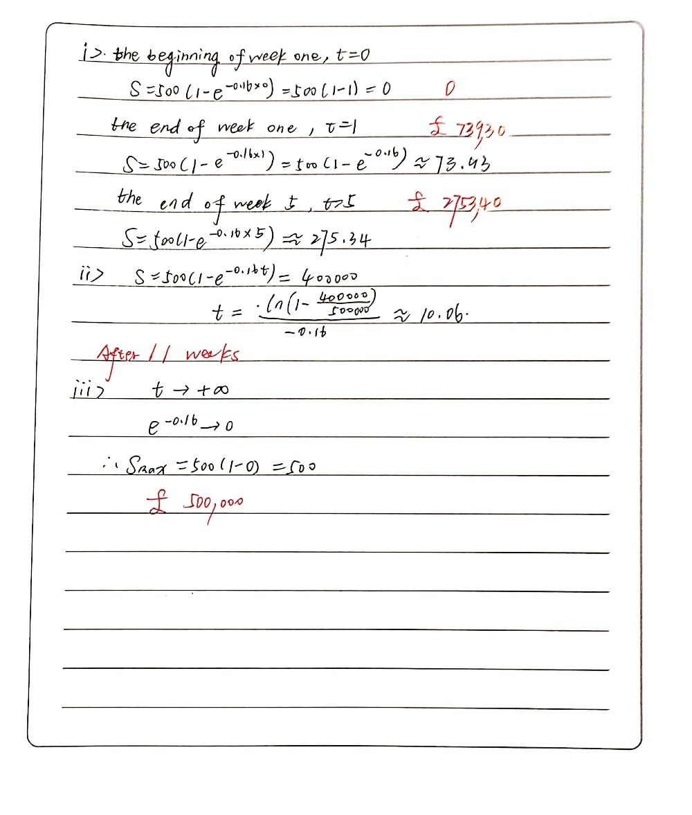 C If The Total Value Of Sales S In 000 Is Give Gauthmath