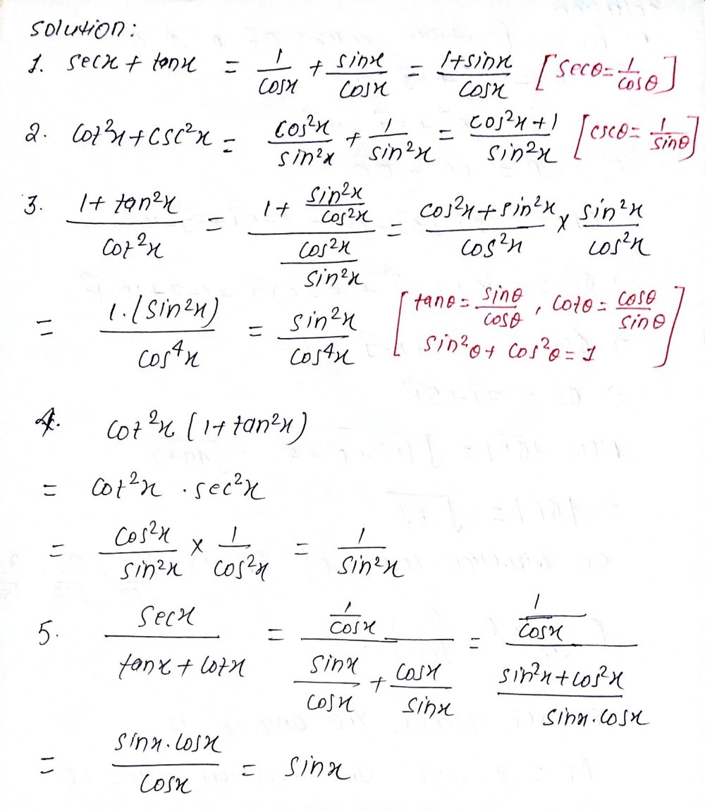 Directions Simplify The Given Trigonometric Expr Gauthmath Directions Simplify The Given Trigonometric Expr Gauthmath